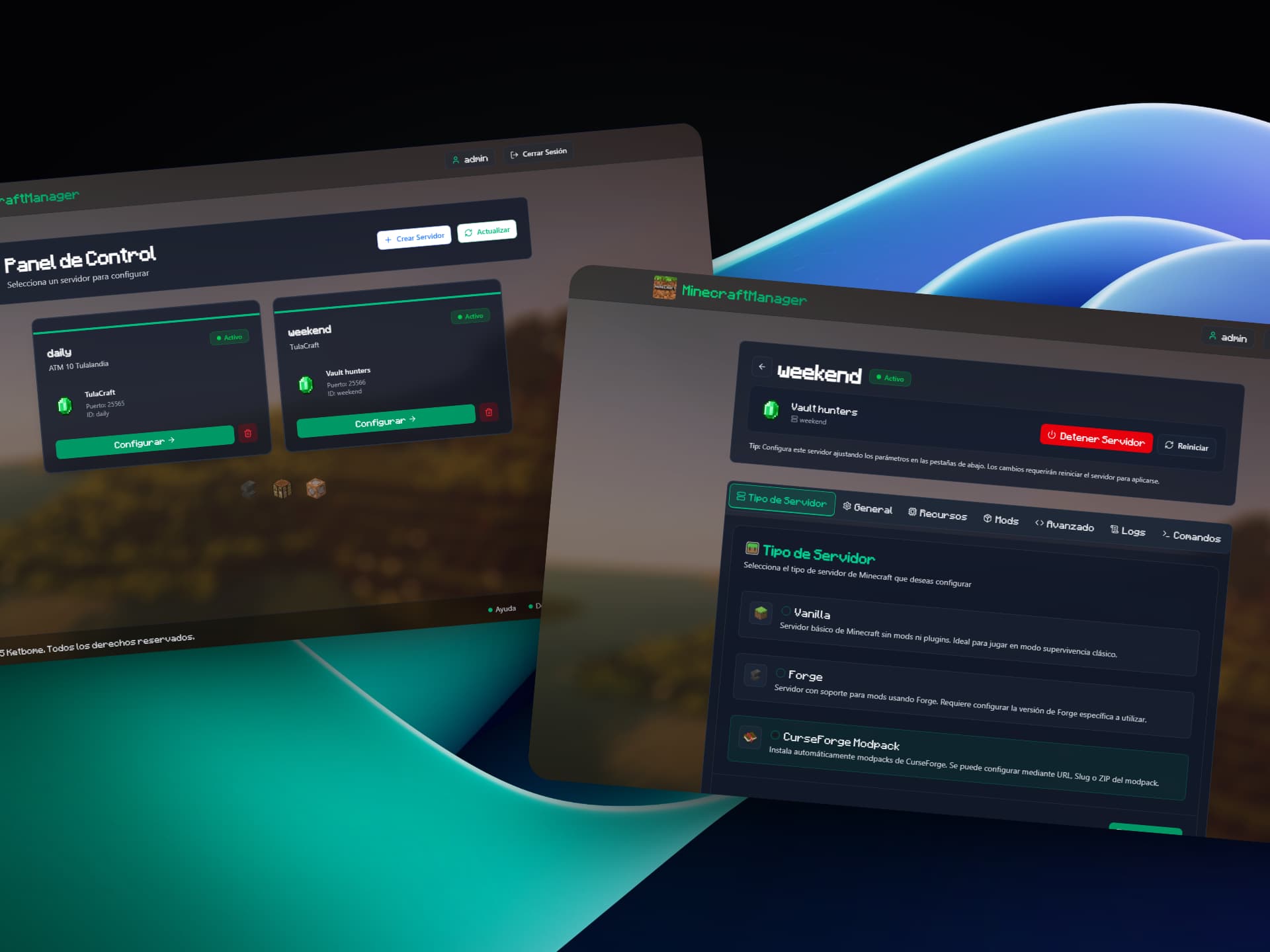 Minecraft Server Manager